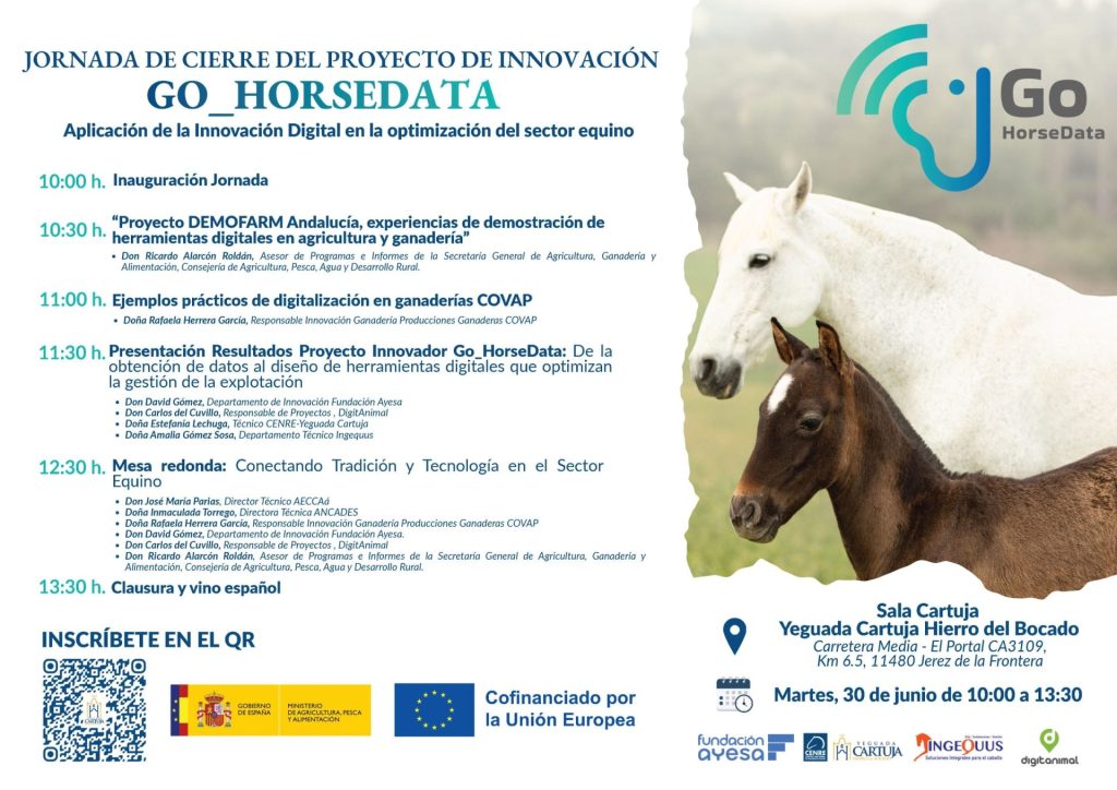Nuestro Grupo operativo Horse data en su jornada de cierre: el futuro digital del sector equino